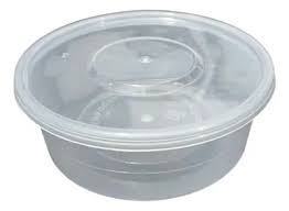 Envase PP Clear Redondo 16 oz