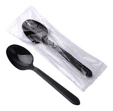 [FS-00127] Set de Cubierto 1 Pza Negro (Cuchara)