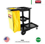 [L-00043] Carro de Conserje Alta Capacidad Rubbermaid
