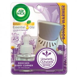 [L-00069] Kit Ambientador Eléctrico Con Aceite Fragancia Lavanda y Manzana Air Wick