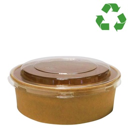 [FS-00292] Kraft Round Bowl 24 oz