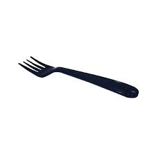 [FS-00085] Tenedor Plastico Negro Heavy Weight